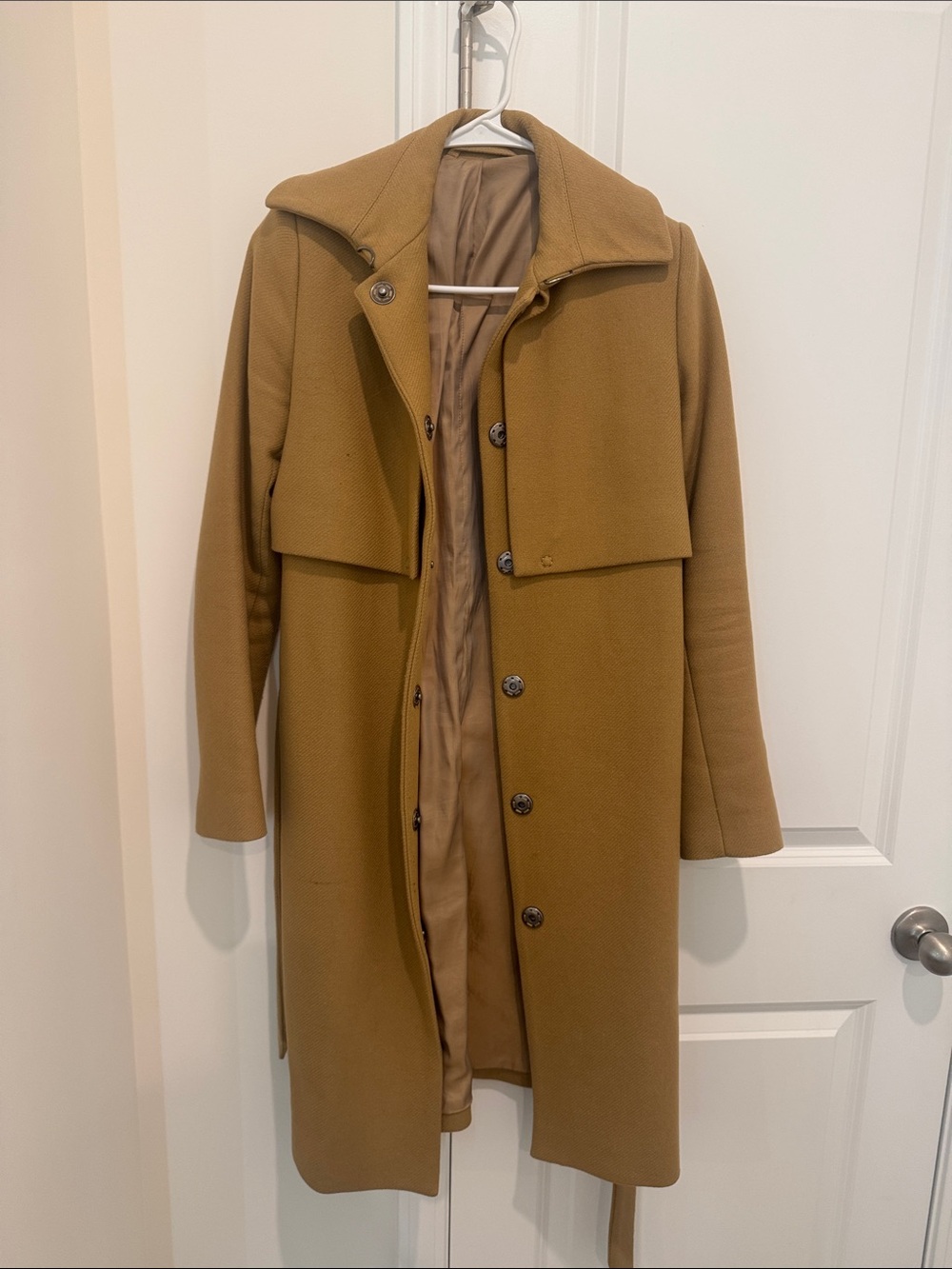 & Other Stories Camel Tan Trench Coat